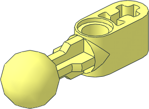 =Technic Beam  2 Liftarm with Straight Ball Joint