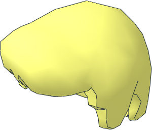 Minifig Hair Short Smooth