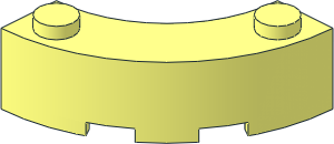 Brick  3 x  3 Corner Round