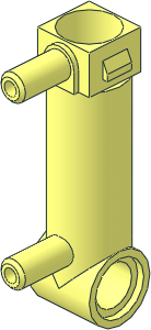 ~Technic Pneumatic Cylinder  1 x  5 with  2 Ports