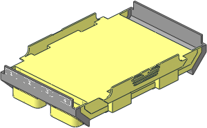 ~Electric Mindstorms EV3 Bottom Shell with Port Id. Pattern