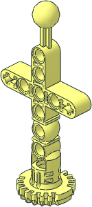 Constraction Torso  5 x 10 with Partial Gear and Connector