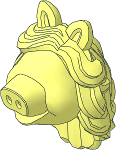 Minifig Head Muppet Pig Girl