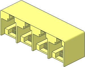 ~Electric Mindstorms EV3 Cable Connector Quad Socket