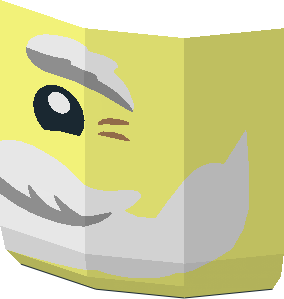 ~Minifig Head with Laugh Lines, White and Light Bluish Grey Bushy Eyebrows, Beard and Moustache Half Pattern