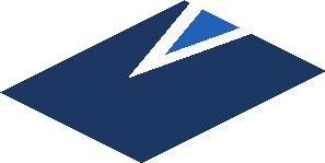 ~Sticker  0.8 x  4.0 with Light Blue Triangles on Blue Background - Third Face