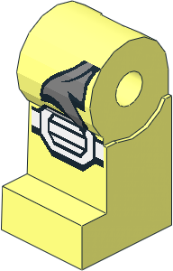 Minifig Leg Right with Sliver Sash and White Knee Pad Pattern