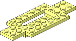 Car Base 10 x  4 x  2/3 with 4 x 2 Centre Well