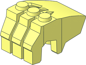 Minifig Hand Gorilla Fist