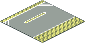 Baseplate 32 x 32 with Racing Pattern