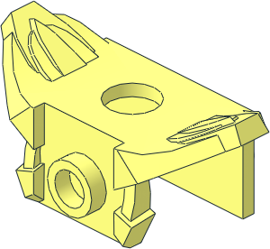 Minifig Armour Shoulder Pads with 1 Stud on Front, 2 Studs on Back