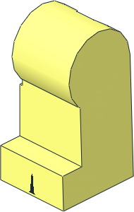 Minifig Leg Left with Black Gap Pattern