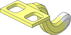 Minifig Tail Cat with White Tip Pattern