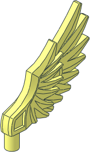 Animal Wing Feathered with 0.5L Bar