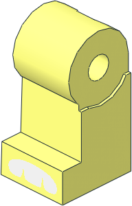 Minifig Leg Right with White Rabbit Foot Pattern