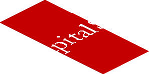 ~Sticker  0.8 x  4.1 with Silver Ferrari Horse and White CapitalSource Logos on Red Background - Tenth Face