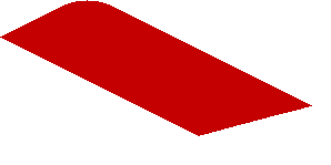 ~Sticker  0.8 x  1.6 with Black Triangle and White Sparco Logo on Blue Background Right - First Face