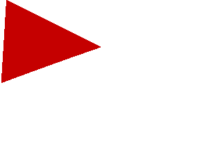 ~Sticker  0.8 x  1.6 with Black Triangle and White Sparco Logo on Blue Background Right -  Fourth Face