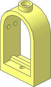 Window  1 x  2 x  2.667 with Rounded Top