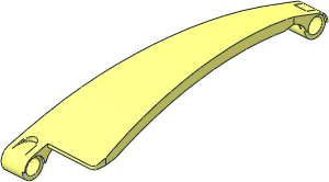 Technic Panel  3 x 13 Curved #53 Tapered Right