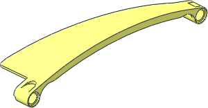 Technic Panel  3 x 13 Curved #52 Tapered Left