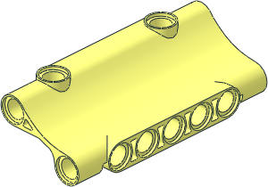 Technic Panel Smooth Inverted  7 x  3 x  2