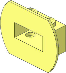 ~Electric Technic Motor with Centre Pin Hole with 12V logo - Back