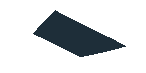 ~Sticker  1.8 x  3.0 with Black Triangle and Grey Air Vent on White Background Right -  Third Face