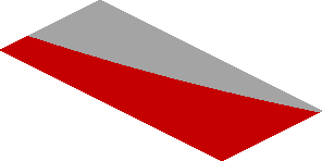 ~Sticker  1.9 x  0.8 with Black Trapezoid with White "DMG MORI" and Red Stripe on White Background Right - Third Face