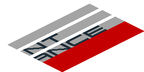 ~Sticker  0.8 x  4.0 with Black "PORSCHE INTELLIGENT PERFORMANCE" on Grey Stripes and Red Stripe on White Background Left - Second Face