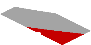 ~Sticker  1.9 x  0.8 with White Logos in White, Grey and Red Stripes on Black Background Left - Second Face