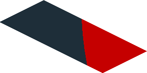 ~Sticker  0.8 x  1.9 with White, Grey and Red Stripes on Black Background Right - Fifth Face