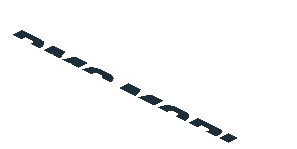 ~Sticker  3.0 x  1.8 with Porsche Logo in Black, Red and Grey Stripes and White "2" in Red Square on White Background - First Face