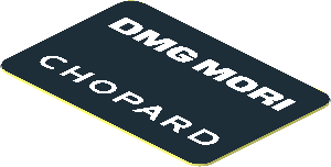 Sticker  0.8 x  1.2 with White Logos on Black Background