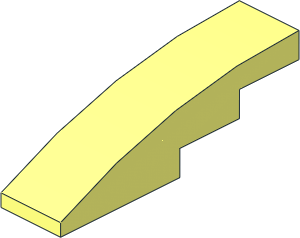 =Slope Brick Curved  4 x  1