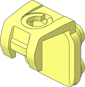 Minifig Front Harness with  4 Back Studs