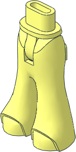 Figure Friends Hips and Legs with Bell-Bottoms Pants