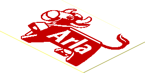 Sticker  1.4 x  1.9 with Arla Dairy Logo Left