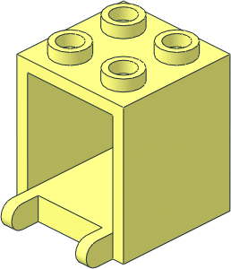 =Container Box  2 x  2 x  2 with Hollow Studs