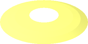 ~Dish  6 x  6 Inverted with Hollow Studs - Outer Surface without Cond Lines