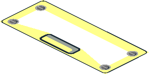 ~Sticker  1.0 x  4.4 with Black Frame - Common Geomtry