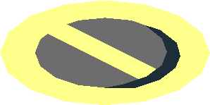 ~Dark Bluish Grey Screw  1.5 x  1.5 with Black Shadow