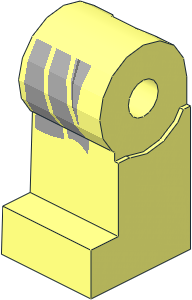 Minifig Leg Right with Light Bluish Grey Trench Coat Pattern