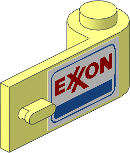 Door  1 x  3 x  1 Right with Exxon Logo Sticker