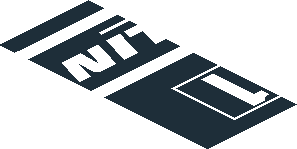 ~Sticker  0.8 x  1.9 with White Logos on Black Background Left - Fifth Face