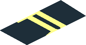 ~Sticker  1.2 x  3.9 with Red "PORSCHE" on Black Background - Fifth Face