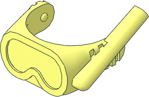 ~Minifig Helmet Visor Diver Mask (Obsolete)