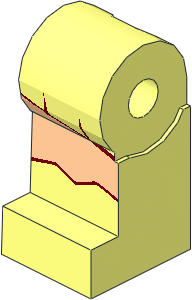 Minifig Leg Right with Skirt, Boot and Light Nougat Leg Pattern