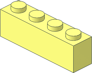 Brick  1 x  4