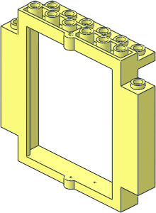 Door  2 x  8 x  6 Revolving Frame